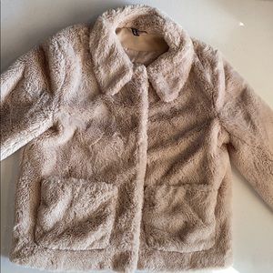 Cute fuzzy jacket